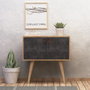 Hanah Home Consola Dencia en Roble y Gris Oscuro